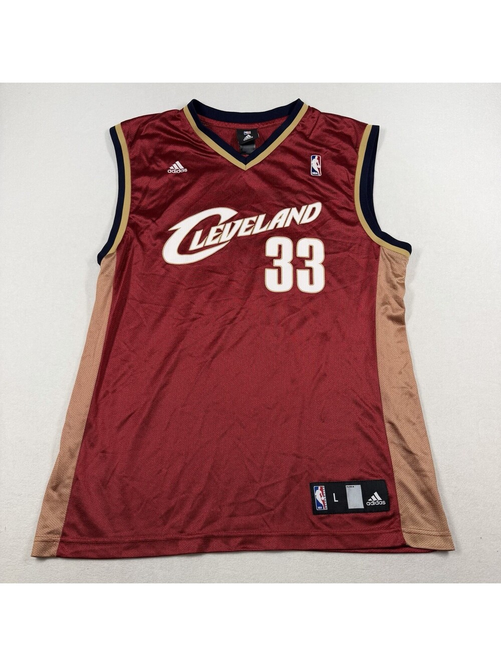 Vtg Adidas Shaquille O’Neal #33 Cleveland Cavaliers Jersey Mens Adult Large Shaq
